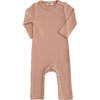 Fawn LS Modal Romper, Pink - Onesies - 1 - thumbnail