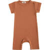 Terracotta Modal Bodysuit, Orange - Onesies - 1 - thumbnail