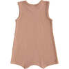 Fawn Sleeveless Modal Romper, Pink - Onesies - 2