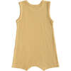 Dandelion Sleeveless Modal Romper, Yellow - Onesies - 2