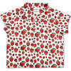 Very Hungry Caterpillar Strawberry Shirt, Strawberry Print - Shirts - 1 - thumbnail