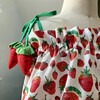 The Very Hungry Caterpillar™ Strawberry Bubble Romper, Strawberry Print - Rompers - 3 - thumbnail