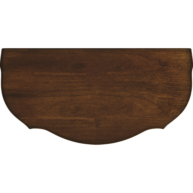 Ashby Demilune Antique Cherry Console Table with Storage - Accent Tables - 5
