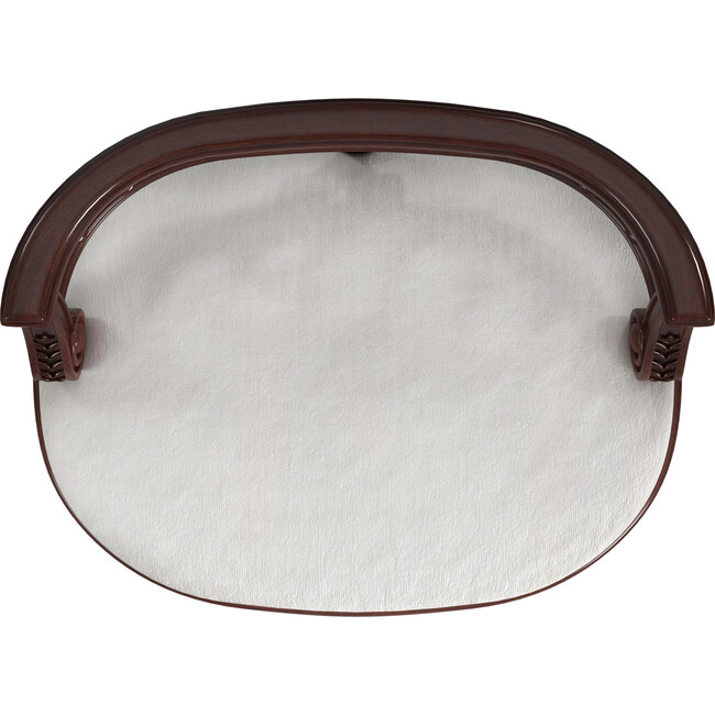 Hathaway Cherry Upholstered  Vanity Seat - Desk Chairs - 5