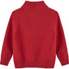 Sebastian Half Zip, Red - Sweaters - 4 - thumbnail