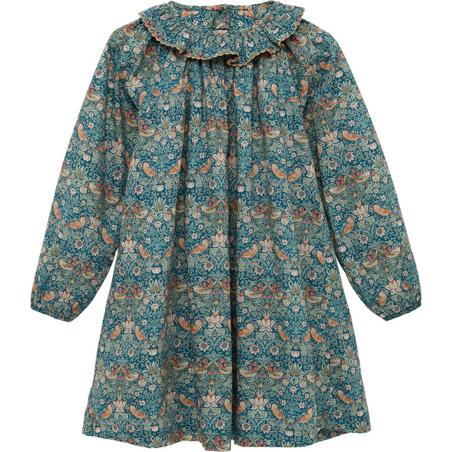Strawberry Thief Willow Dress, Green - Dresses - 1