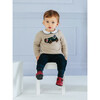 Little Henry Sweater, Oatmeal - Sweaters - 3