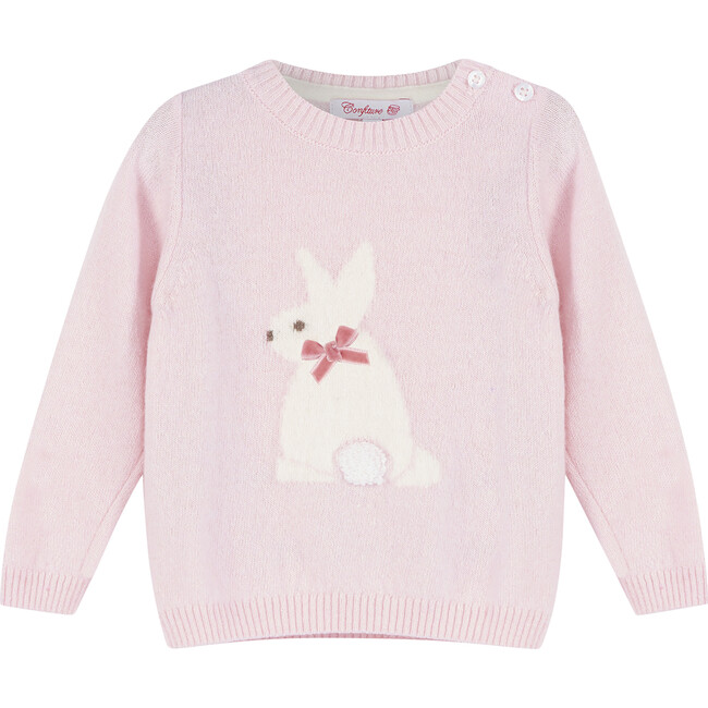 Little Bunny Sweater, Pale Pink