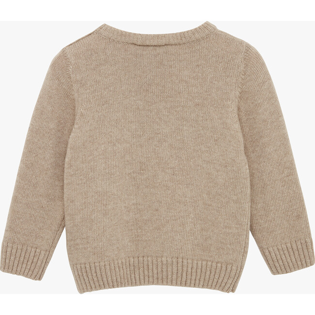 Little Henry Sweater, Oatmeal - Sweaters - 4
