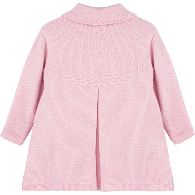Little Alexandra Knitted Coat, Pale Pink