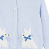 Little Bunny Cardigan, Pale Blue - Cardigans - 4