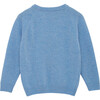 Edgar Elephant Sweater, Mid Blue - Sweaters - 4