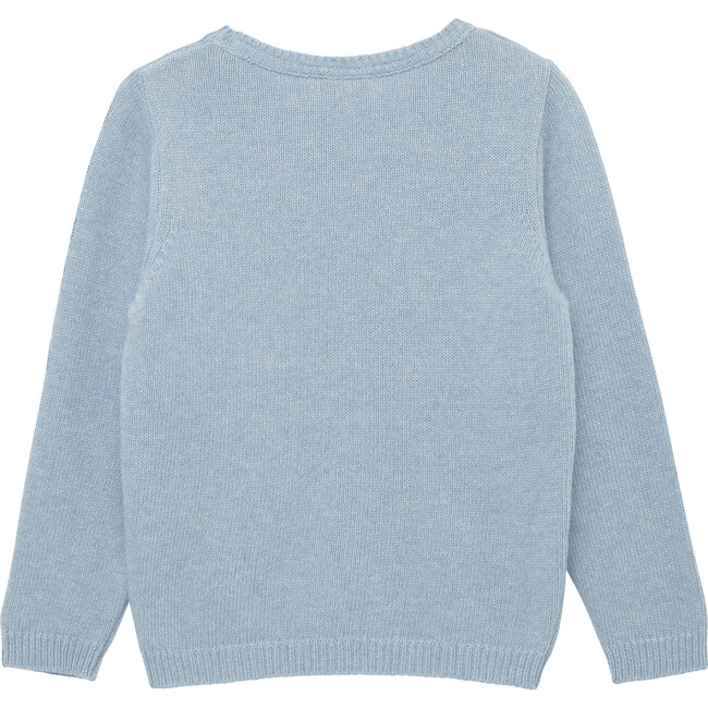 Bobble Tail Bunny Sweater, Pale Blue