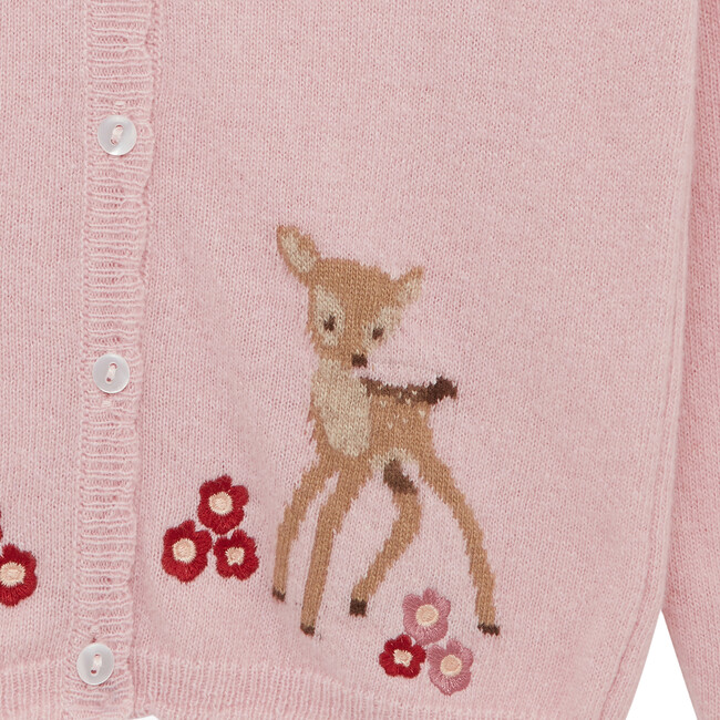 Fawn Cardigan, Pale Pink - Cardigans - 5