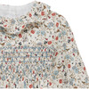 Bella Smocked Dress, Blue Floral Bird - Dresses - 4