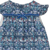 Little Strawberry Thief Romper, Blue - Rompers - 4