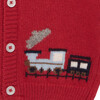 Little Thomas Cardigan, Red - Cardigans - 4 - thumbnail