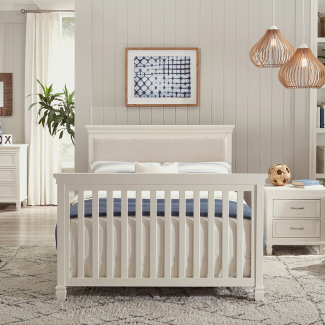 Darlington 4-in-1 Convertible Crib, Warm White - Cribs - 11