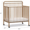 Winston 4-in-1 Convertible Mini Crib, Vintage Gold - Cribs - 8