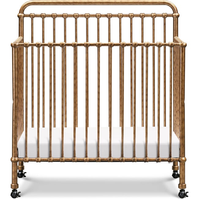 Winston 4-in-1 Convertible Mini Crib, Vintage Gold - Cribs - 9