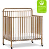 Winston 4-in-1 Convertible Mini Crib, Vintage Gold - Cribs - 12