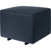 Kiwi Gliding Ottoman, Navy Eco-Twill - Ottomans - 1 - thumbnail