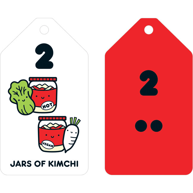 Counting At The Market With Mochi Kids Book & Flash Card Set - Board Games - 7