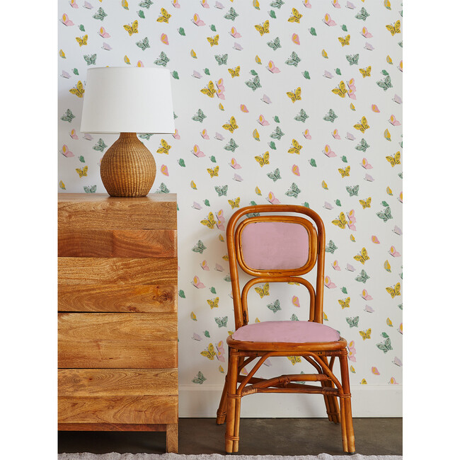Tea Collection Mariposa Removable Wallpaper, White - Wallpaper - 2