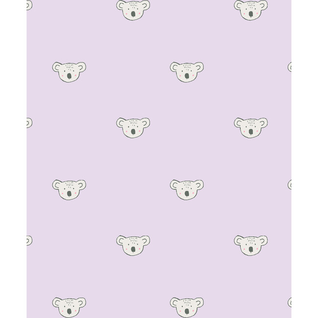 Tea Collection Koala Removable Wallpaper, Lavender
