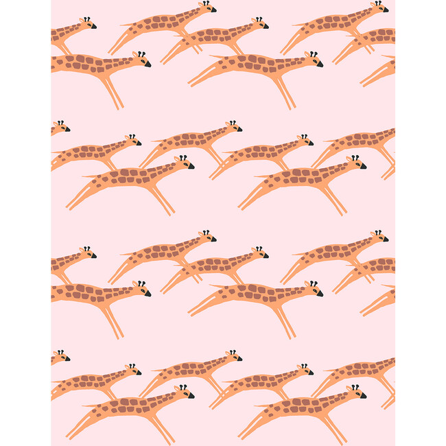 Tea Collection Giraffe Removable Wallpaper, Piggy Bank