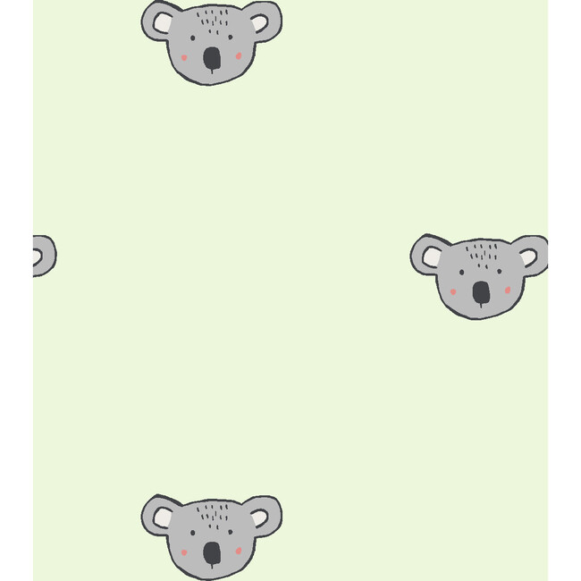 Tea Collection Koala Traditional Wallpaper, Pistachio - Wallpaper - 3