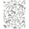 Tea Collection Zoo Party Traditional Wallpaper, Black - Wallpaper - 1 - thumbnail