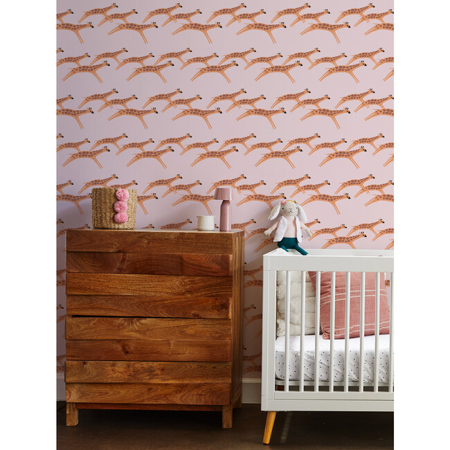 Tea Collection Giraffe Traditional Wallpaper, Piggy Bank