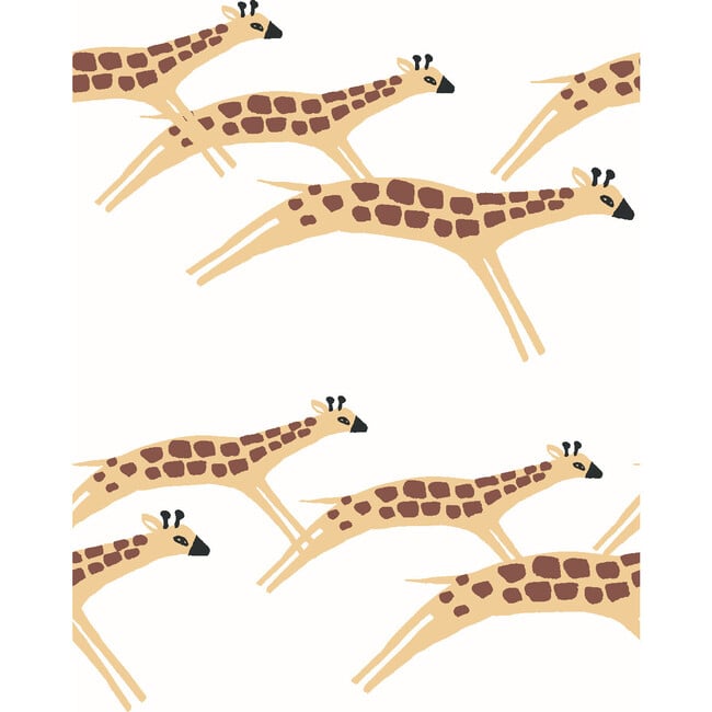 Tea Collection Giraffe Removable Wallpaper, Ivory - Wallpaper - 3