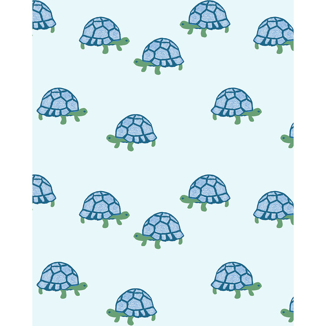Tea Collection Tortoise Traditional Wallpaper, Sky
