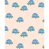 Tea Collection Tortoise Traditional Wallpaper, Peach - Wallpaper - 1 - thumbnail