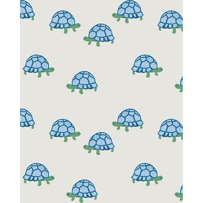 Tea Collection Tortoise Traditional Wallpaper, Sand