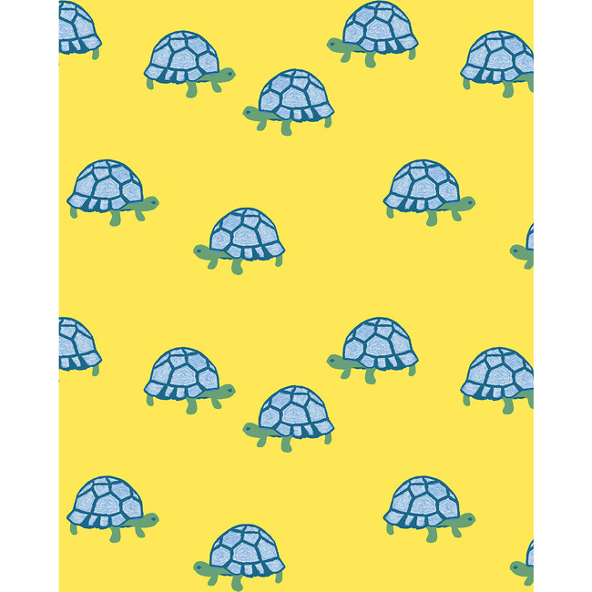 Tea Collection Tortoise Traditional Wallpaper, Daffodil