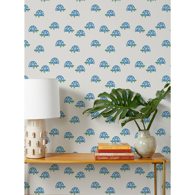 Tea Collection Tortoise Removable Wallpaper, Sand - Wallpaper - 2