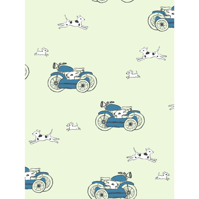 Tea Collection Sidecar Traditional Wallpaper, Pistachio - Wallpaper - 3