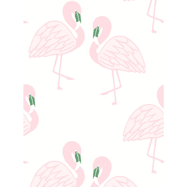 Tea Collection Flamingos Traditional Wallpaper, Beverly Hills