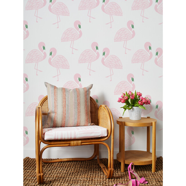 Tea Collection Flamingos Traditional Wallpaper, Beverly Hills