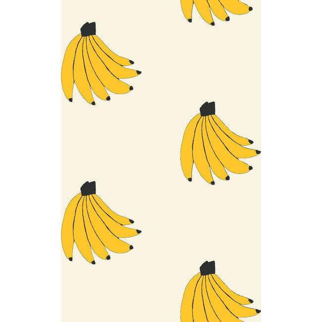 Tea Collection Bananas Traditional Wallpaper, Cream
