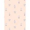 Tea Collection Ballet Bunnies Removable Wallpaper, Peach - Wallpaper - 1 - thumbnail