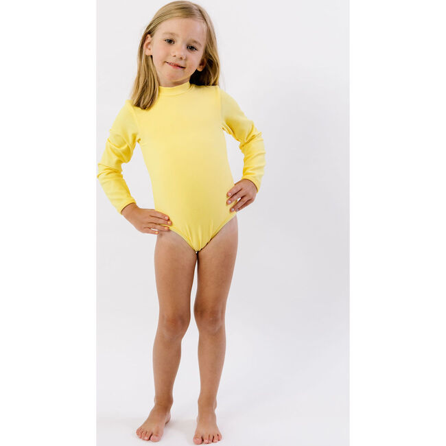 Riley One Piece Kid's, Lemon ribbed - One Pieces - 2
