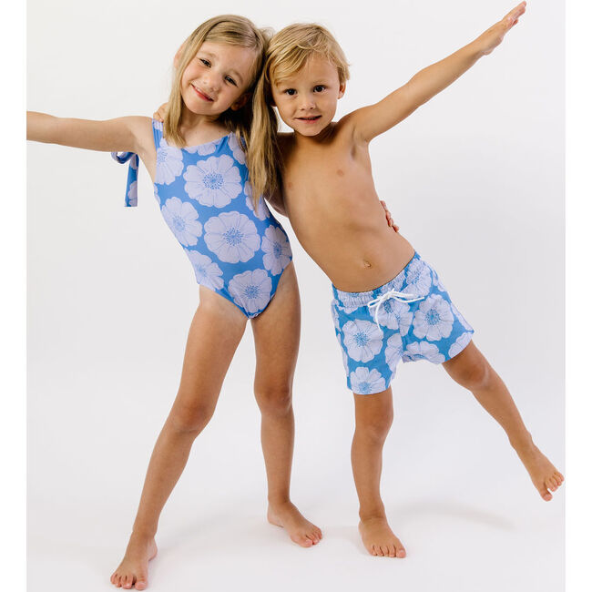 Indie One Piece Kid's, Blue Hibiscus - One Pieces - 3