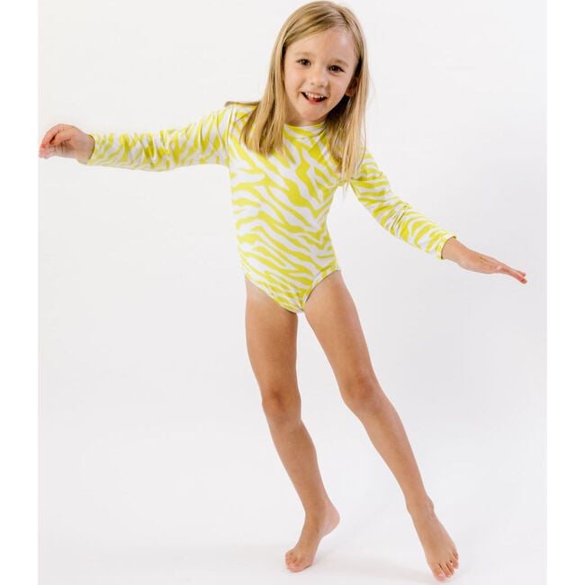 Riley One Piece Kid's, Lemon Zebra - One Pieces - 3