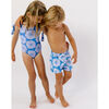 Indie One Piece Kid's, Blue Hibiscus - One Pieces - 4