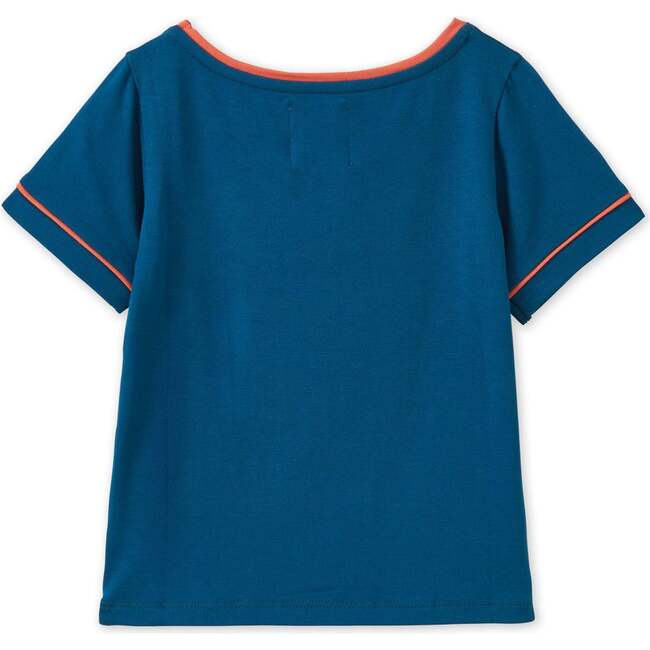 ECOVERO T-Shirt, Prussian Blue - Tees - 2