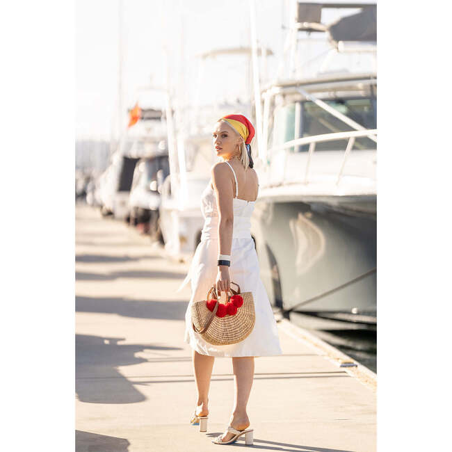 Camryn Pom Pom, Red - Bags - 3